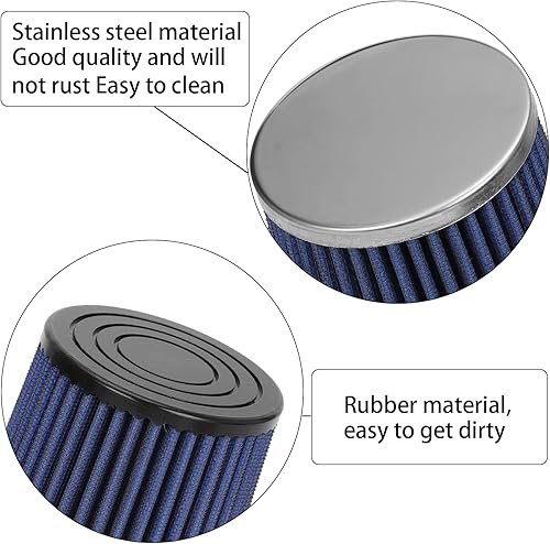 Miniatura 8 de YOXUFA Adaptador de filtro de aire de 2.441 in etapa 1 para Predator 420cc 301cc GX340 GX390 389cc Go Kart barcos de barro cortacésped Mini