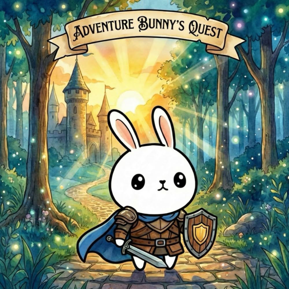 Cottontail Rabbit Warrior's Epic Adventure Coloring Book