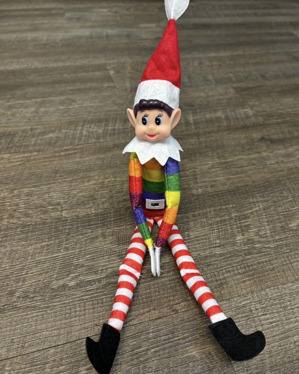 2 Elfos De Navidad De Peluche Flexibles – Muñecos Traviesos De 30 Cm, Con Cuerpo Suave Y Extremidades Articuladas, Para Decorar Y Jugar