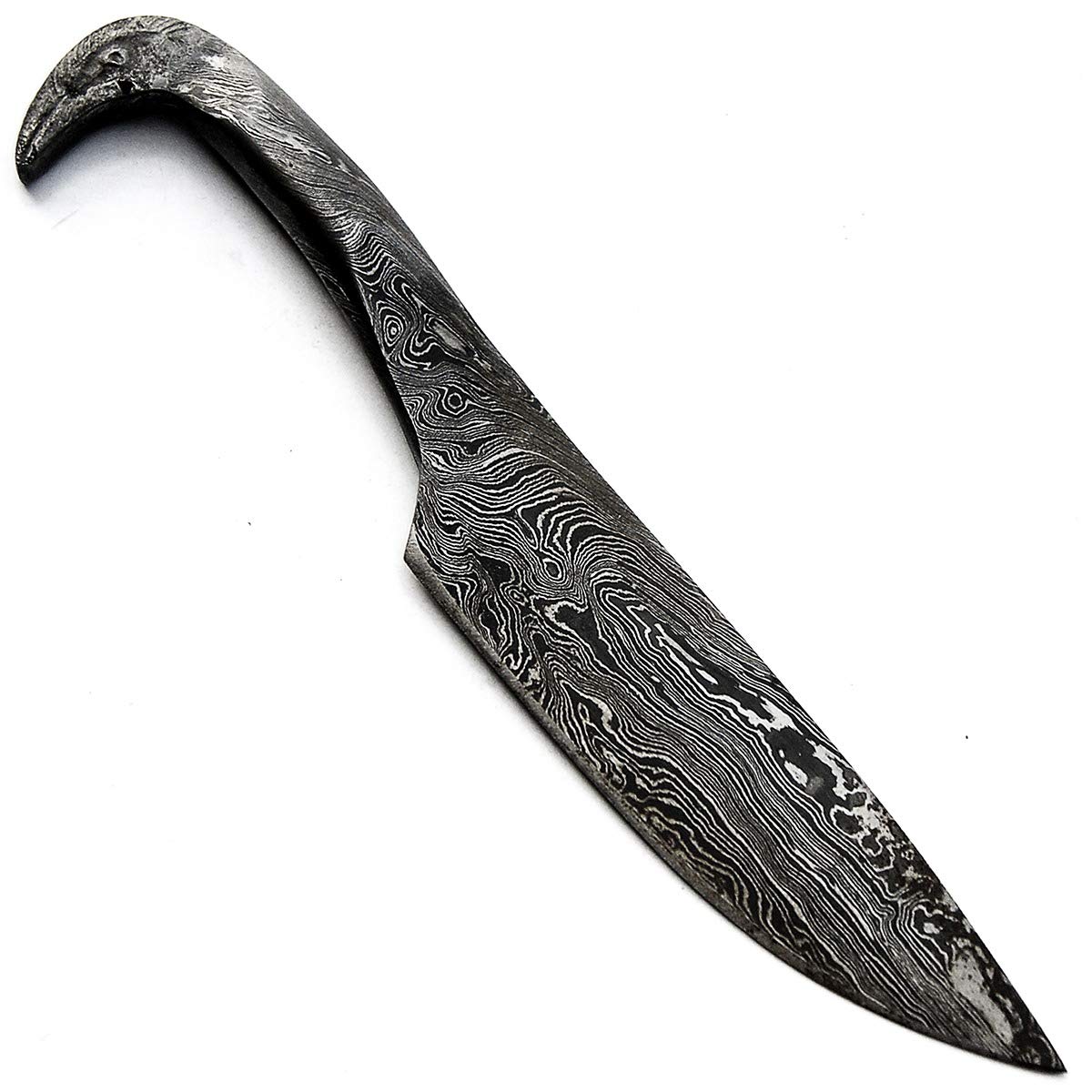 PAL 2000 Cuchillo hecho a mano personalizado, Cuchillo Hoja de Acero Damasco, con Funda de Cuero, Cuchillo de Chef hecho a mano, 9379