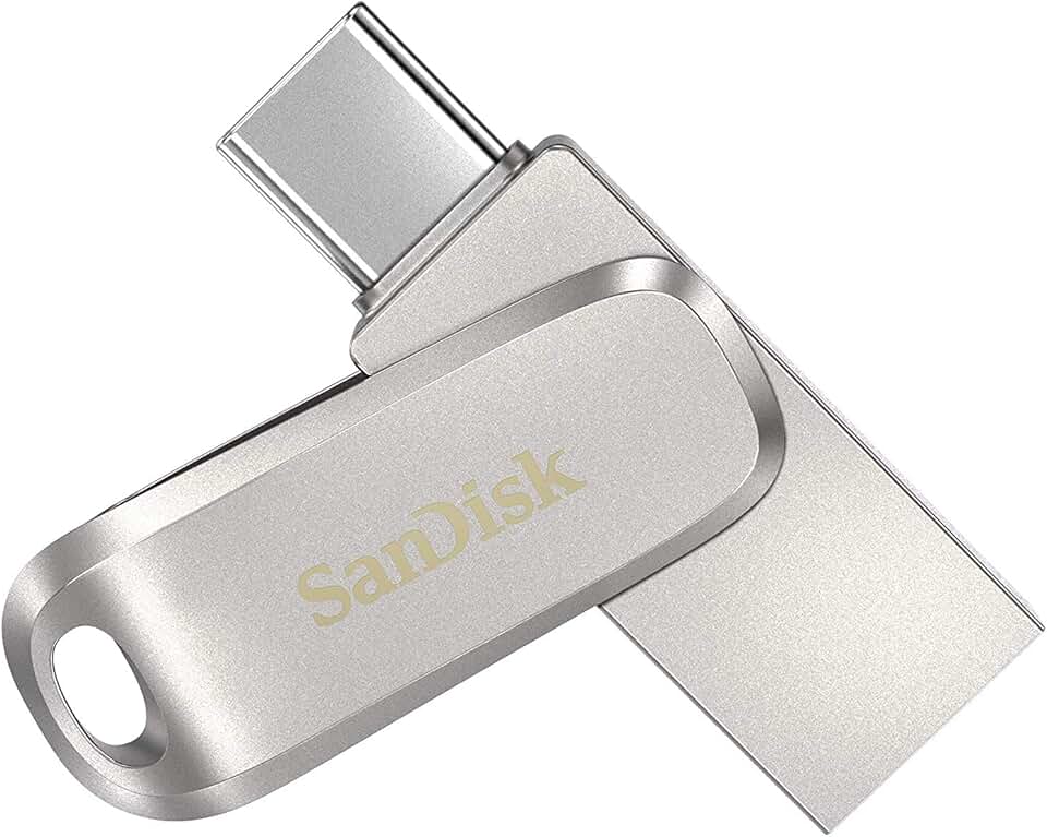 SanDisk Ultra Dual Drive Luxe USB Tipo-C e USB-A Flash Drive 128GB - SDDDC4-128G-G46