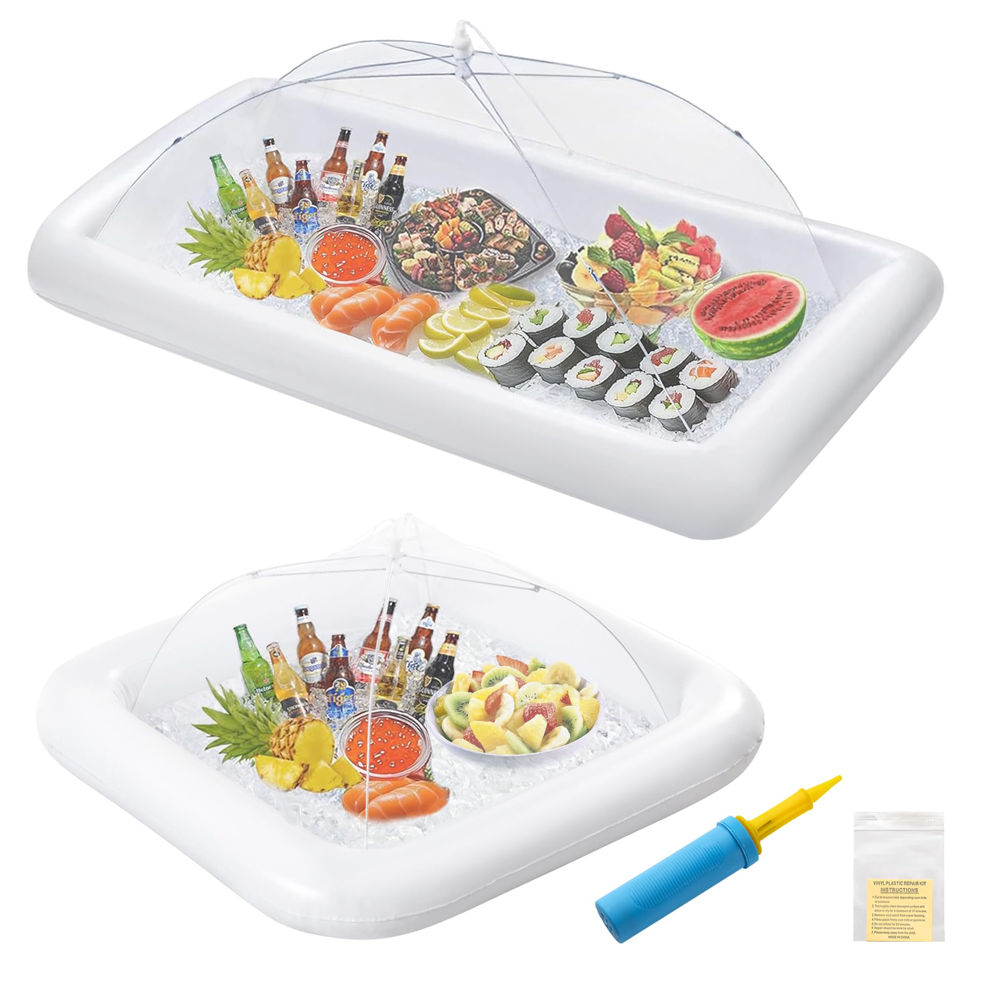 Photo 1 of HBlife Inflatable Serving Bar and Food Cover Set