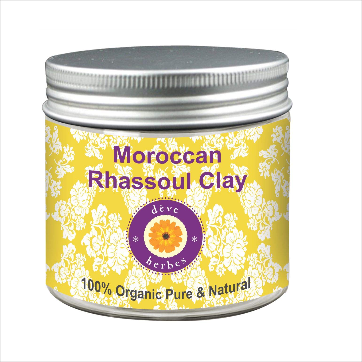 Moroccan Rhassoul Clay 100 gm from the Atlas Mountains 100% Organic Pure & Natural