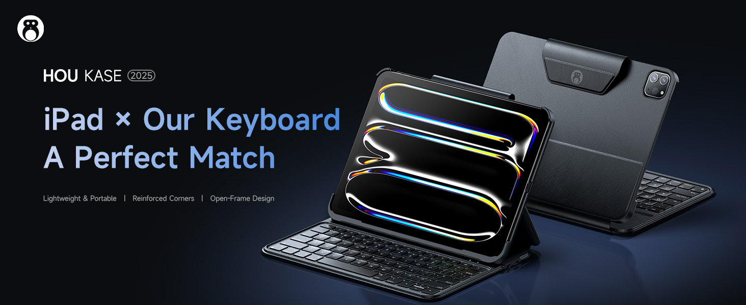 HOU MF-11 キーボードケース ブラック Amazon.co.jp: HOU キーボードケース iPad Air 11インチ (M3/M2