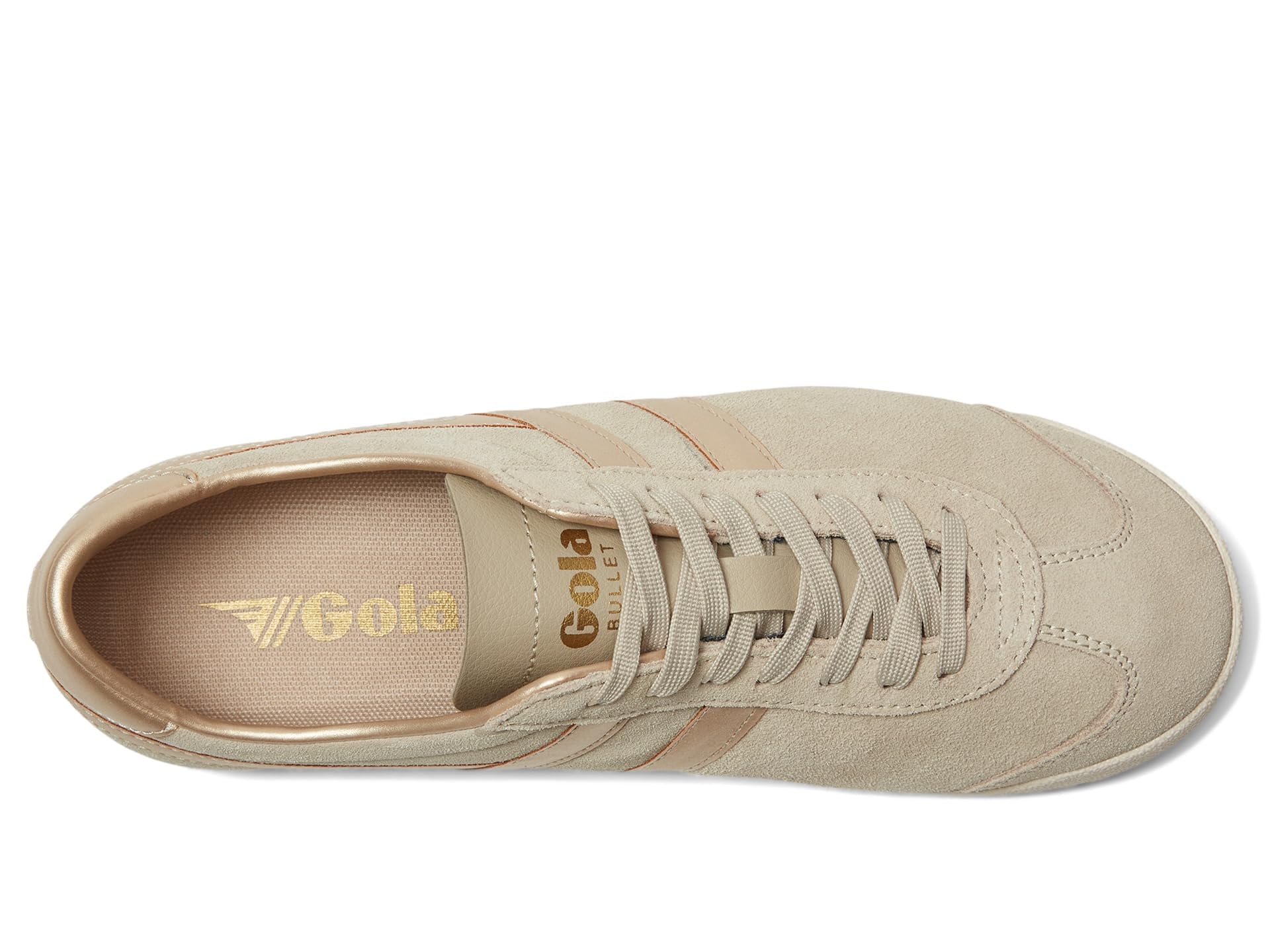Gola Women's Bullet Pearl Sneaker, Bone, 9.5