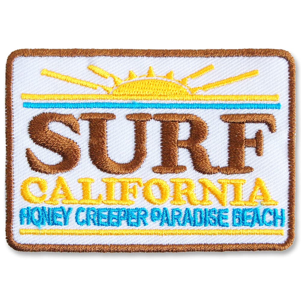 SURFER CLUB ワッペン　パッチ　サーフィン　ヴィンテージ Amazon.co.jp: 刺繍 アイロンワッペン【サーファー クラブ】丸