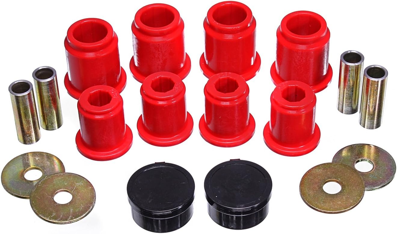 Energy Suspension 8.3132R Front Control Arm Bushing Set, 1 Pack
