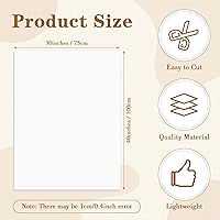 Vista 2 de Kathfly 10 tableros de espuma autoadhesivos a granel de 40 x 30 pulgadas, tablero grande de espuma con núcleo de espuma gigante con 1 tablero