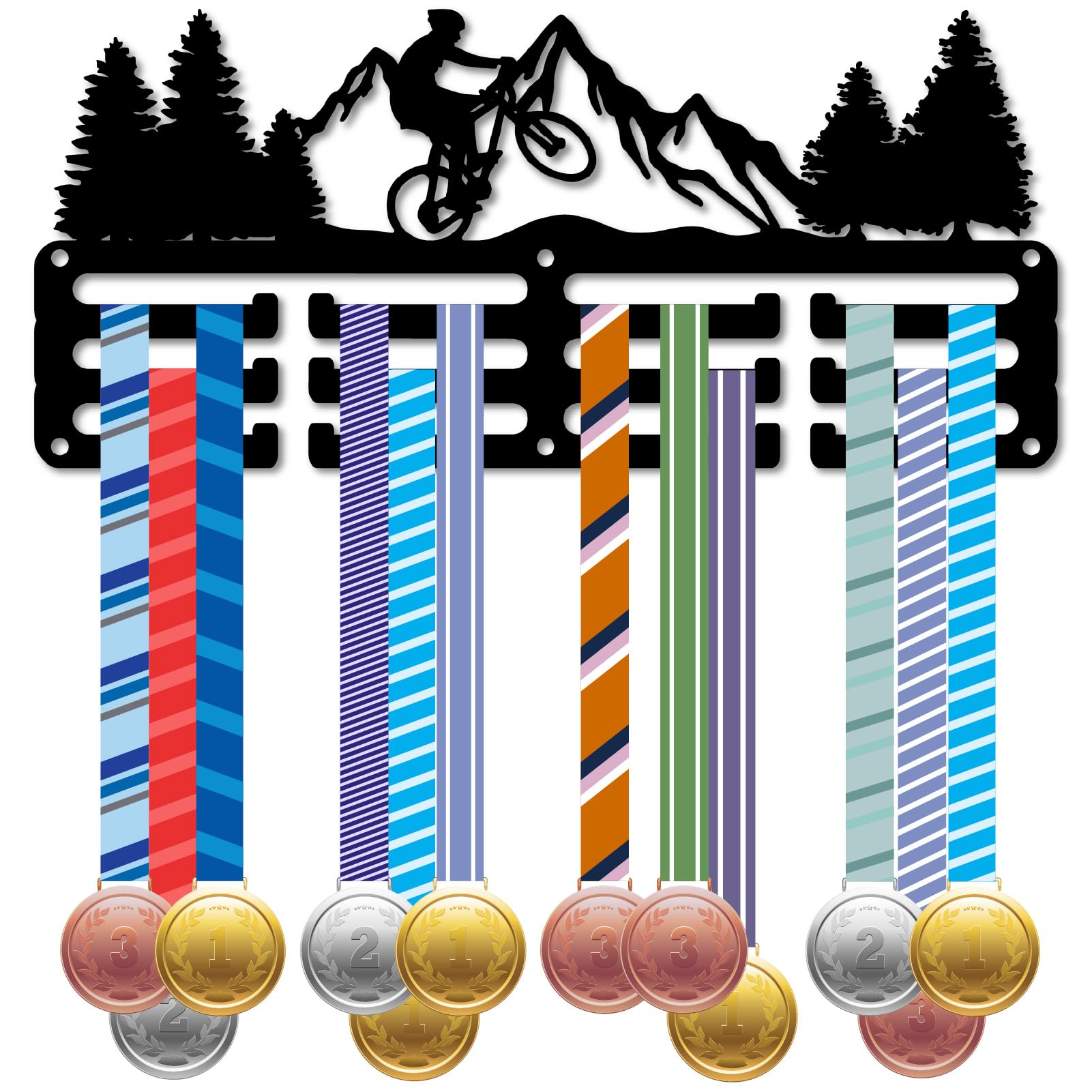 CREATCABIN Soporte para Medallas de Atletismo, Soporte para Exhibición de Medallas, Marco de Pared, Atletismo, Corredores, s Deportivas, Cintas, Soporte para Colgar, Ganchos Pequeños para Correr En la — view 11
