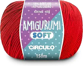 Linha Amigurumi Soft - Circulo - croche e trico (3542-Amor)