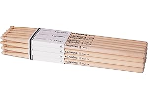 7A Drumsticks by Drum Sticks - 12 Pairs Classic Maple Wood Tip Drum Sticks