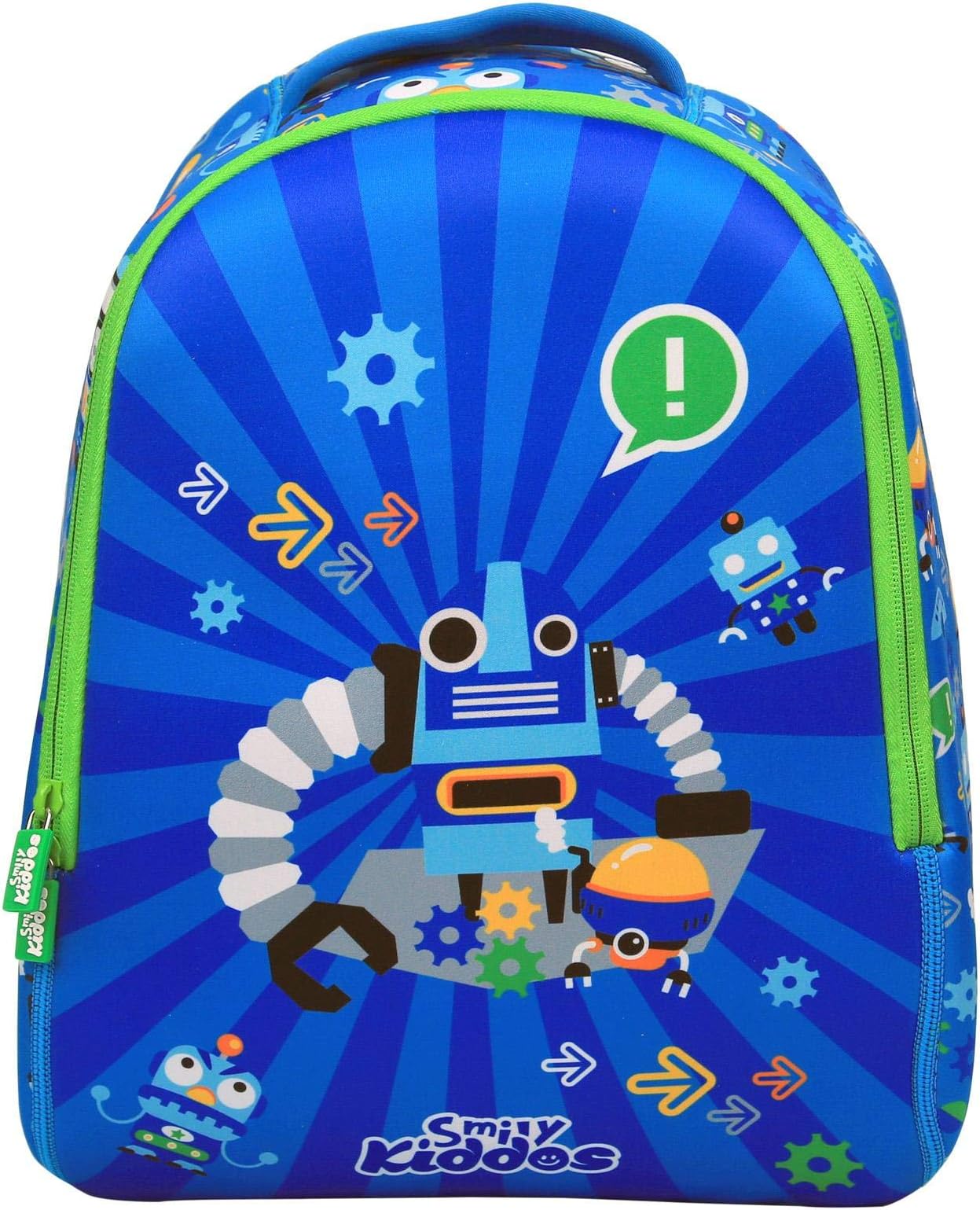 Smily Kiddos Junior Backpack (Blue) for School Kids