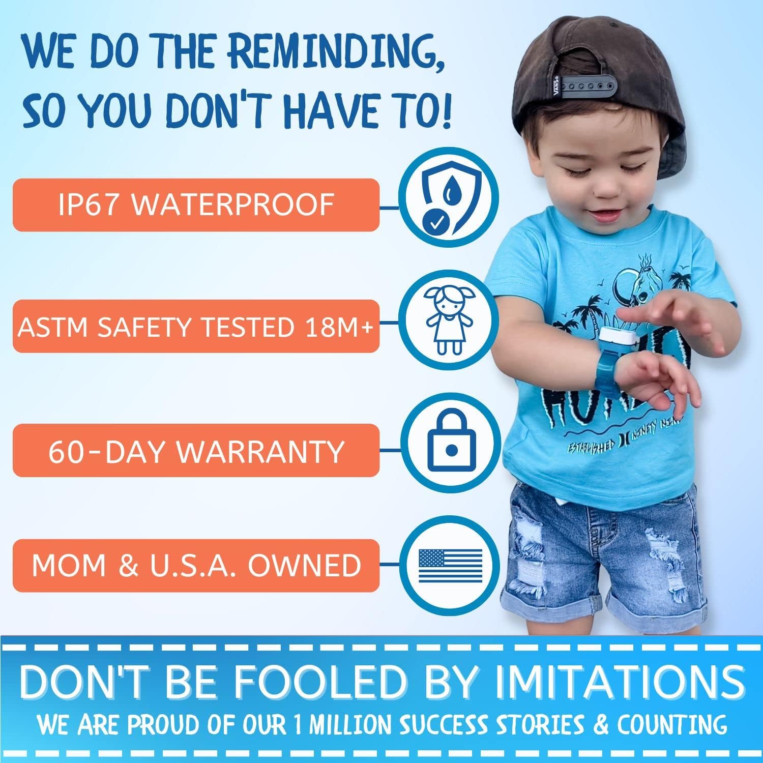 Meet Potty Watch The 1st Watch Made to Help Your Child Potty Train (Lights & Music for Fun 30, 60 or 90 Min Reminders), Blue Blue Potty Watch