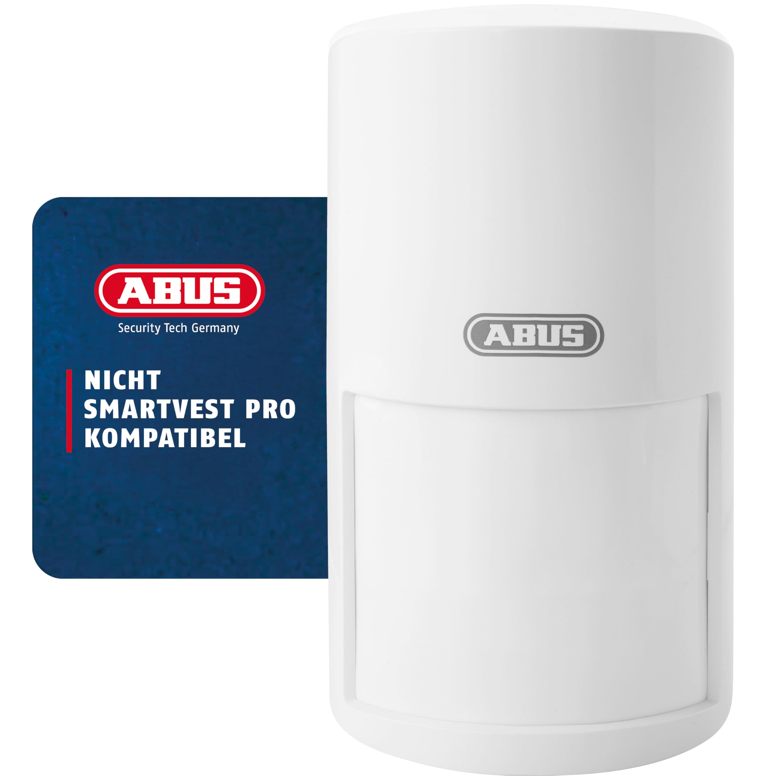ABUS Detector de movimiento inalámbrico Smartvest para sistema de alarma inalámbrico | vigilancia de habitaciones | instalación inalámbrica | a pilas | blanco | 38829