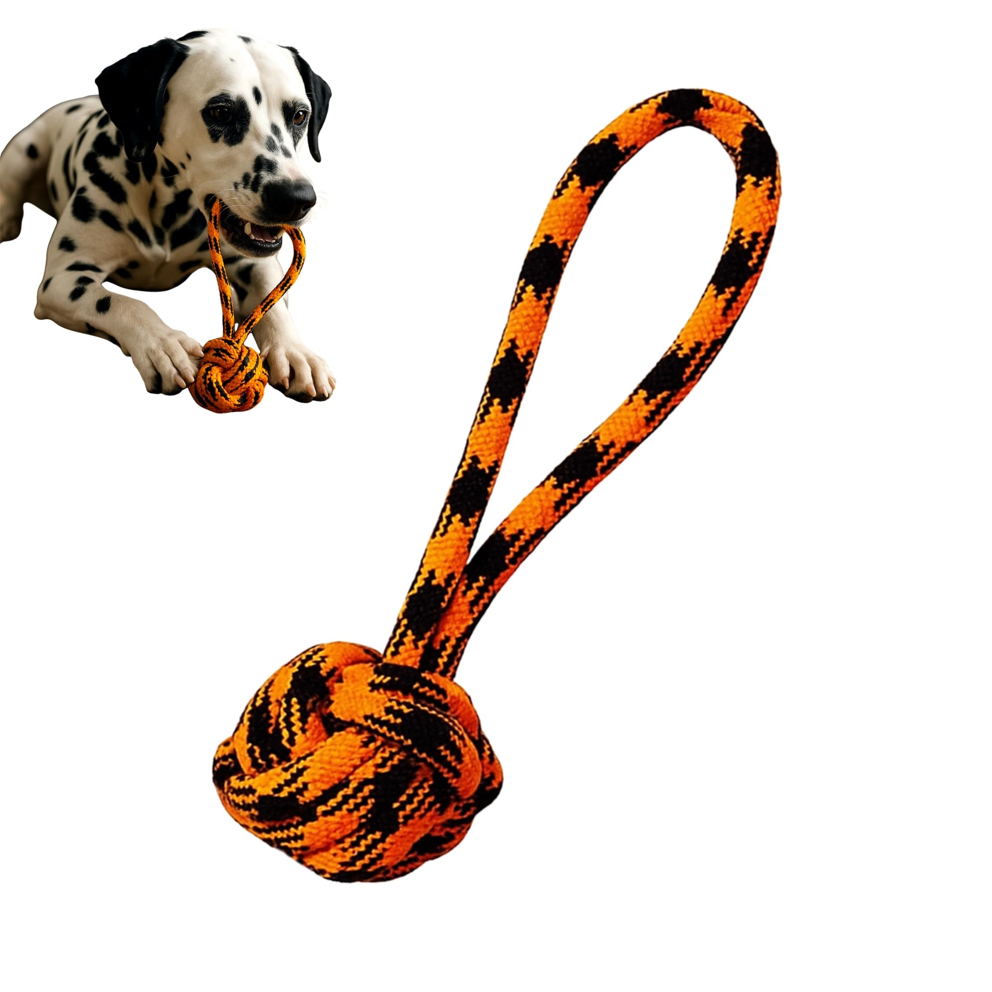 100% Natural Cotton Rope Dog Toys for Playing | Tug of War Chew Toys for Dogs | Durable Single Knot Dog Toy for Small Puppy | Non-Toxic Chew Toys for Puppies