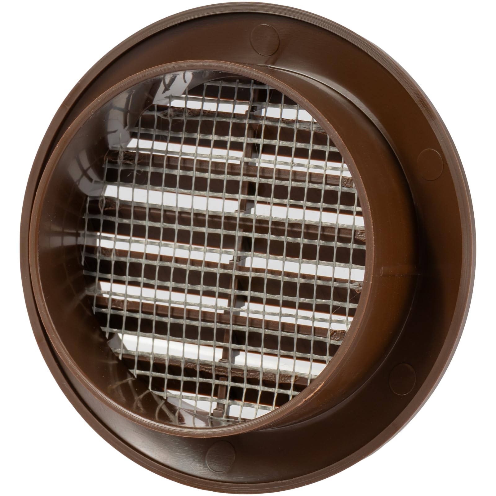 Vent Systems 60 mm / 2.36" Inch, Pack of 5 Brown Door Air Register, Ventilation Grille, Indoor Vent Grates, Bathroom, Cabinet - Image 3