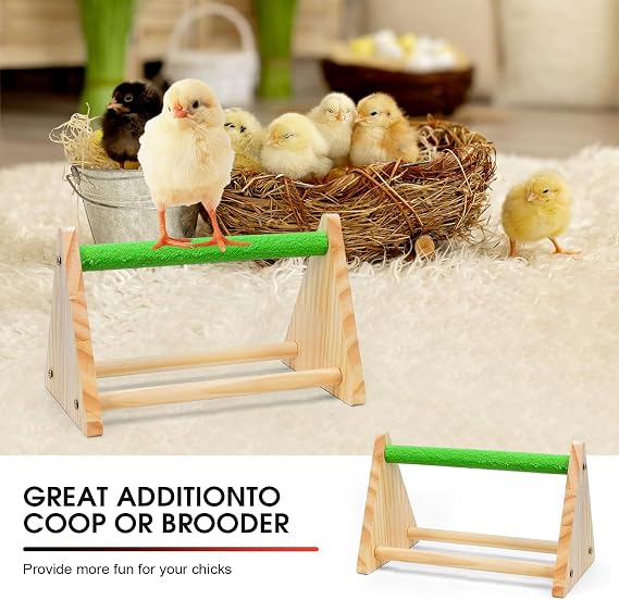 Chick Brooder Box for Chicks Baby Chick Starter Kit Brooding Playpen Portable Chicken Fence Pen with Chick Heating Plate Perch Feeder Waterer for Poultry Duck and Quail