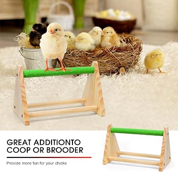 Chick Brooder Box for Chicks Baby Chick Starter Kit Brooding Playpen Portable Chicken Fence Pen with Chick Heating Plate Perch Feeder Waterer for Poultry Duck and Quail