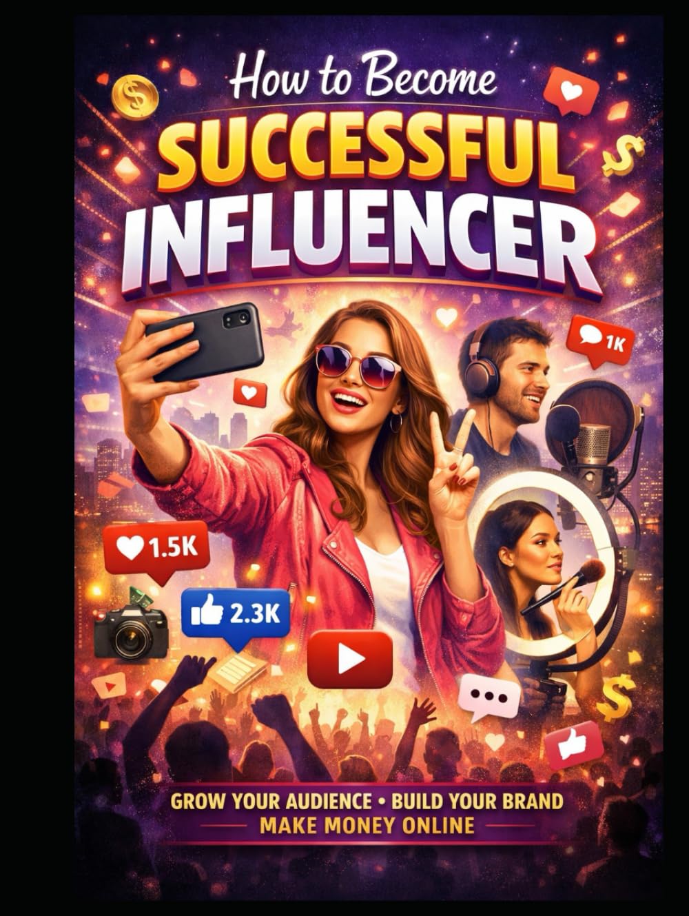 How to Become Successful Influencer: Grow Your Audience - Build Your Brand - Make Money Online