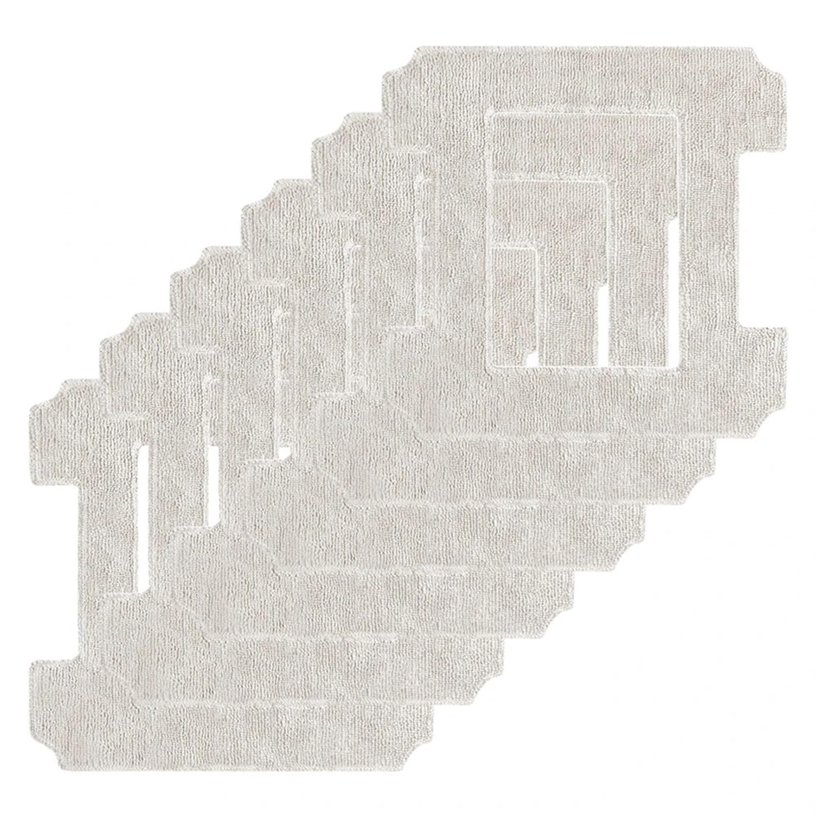 For Ecovacs, for WINBOT, W1 PRO Cleaner Robot MOP Cloth Replacement Mop Pad Accessorie Replacement Robot Sweeper Spare Part Robot Vacuum Mop Pad(6pcs)