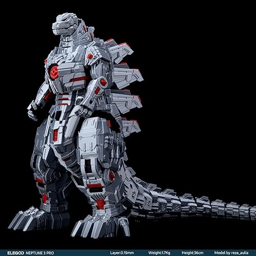 Miniatura 8 de ELEGOO Impresora 3D Neptune 3 Pro, montaje rápido con nivelación automática, extrusora de accionamiento directo, plataforma flexible PEI y pantalla