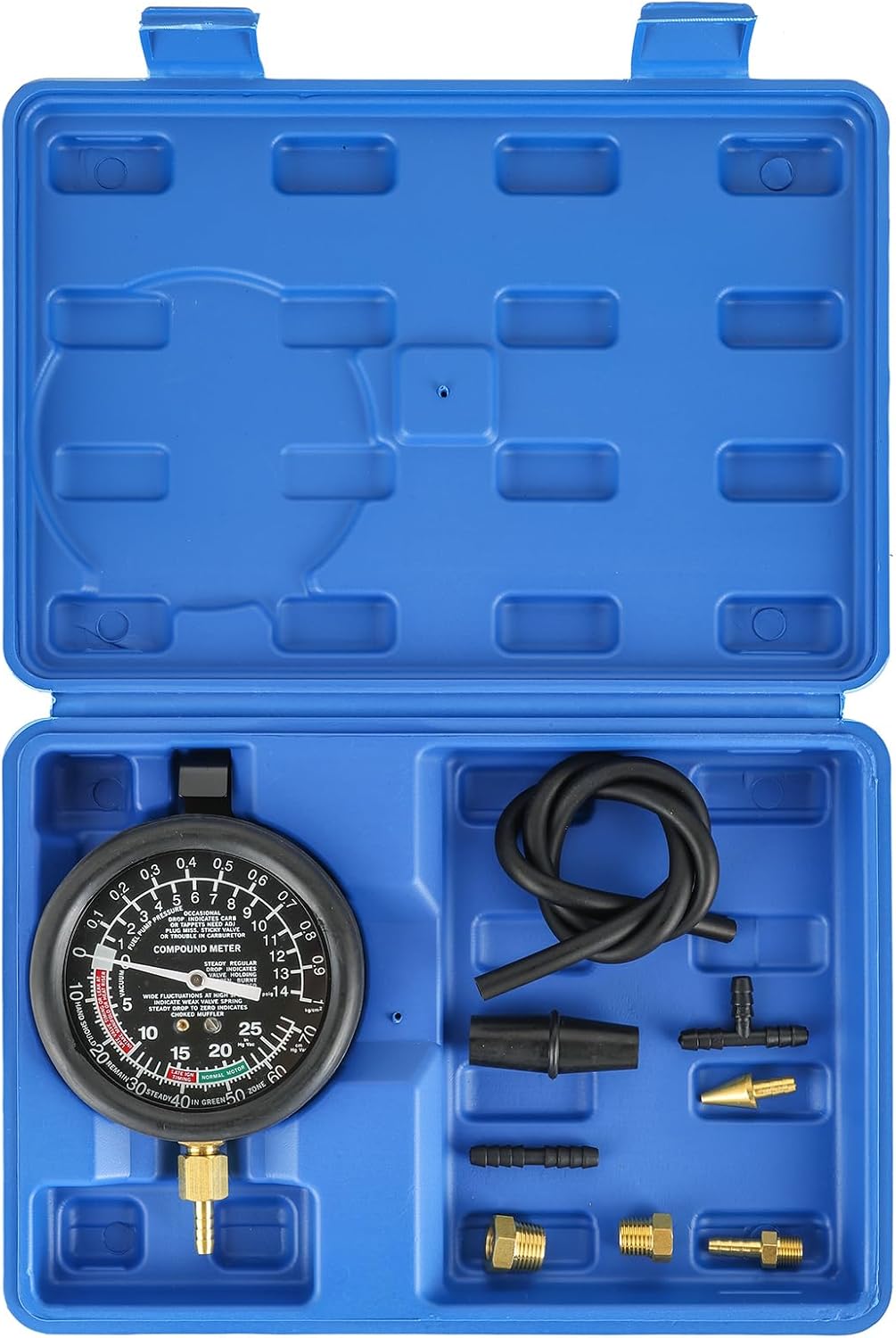 NYXOVA Vacuum and Fuel Pump Tester Gauge Kit, Gauge Leak