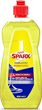 Asperox Sparx Dishwasher Polisher & Dryer 400 ml with Vinegar and Lemon