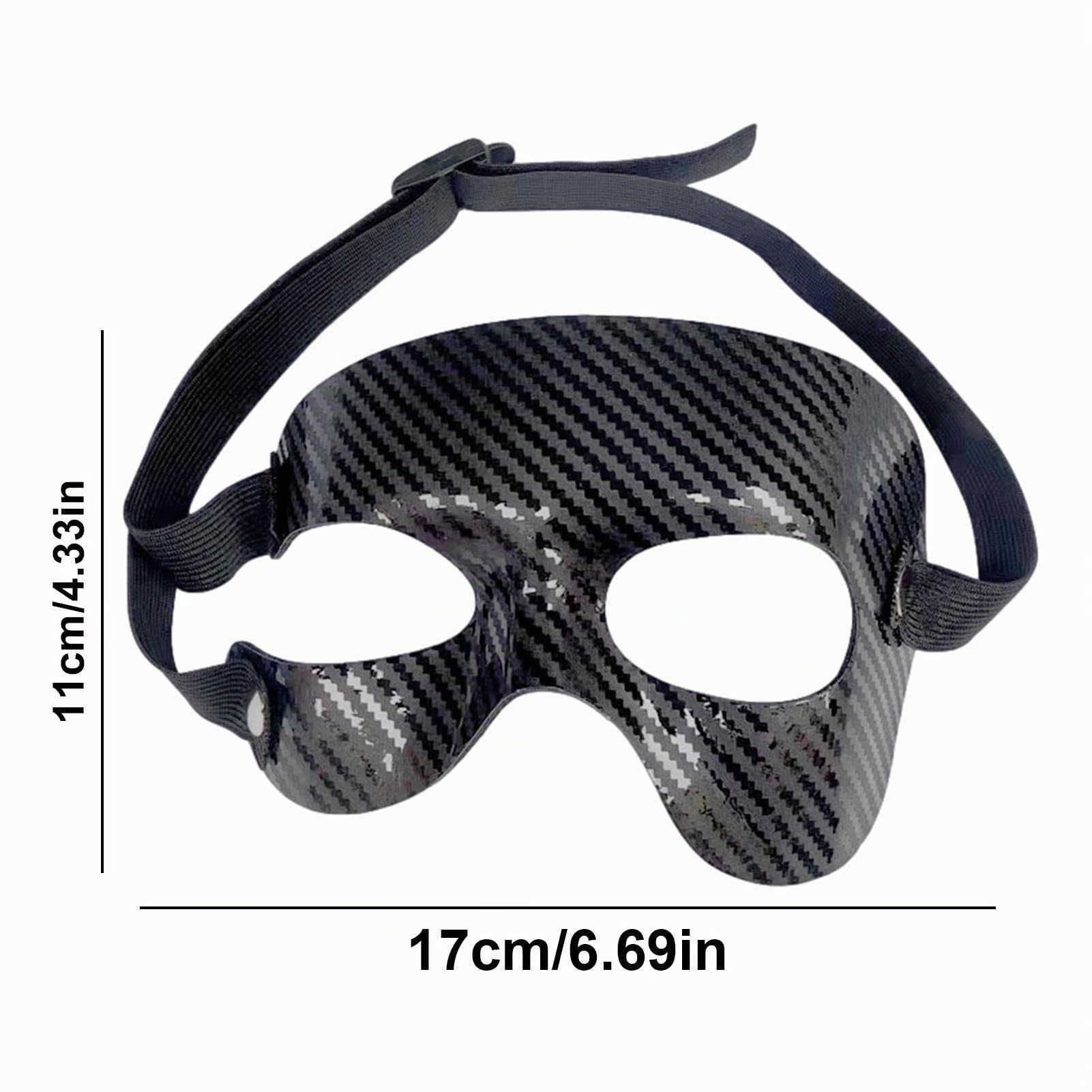 Protège-nez pour le sport | Masque de protection pour le nez cassé réglable – Protection complète du visage pour le football, le softball, le basket-ball, le Qarido