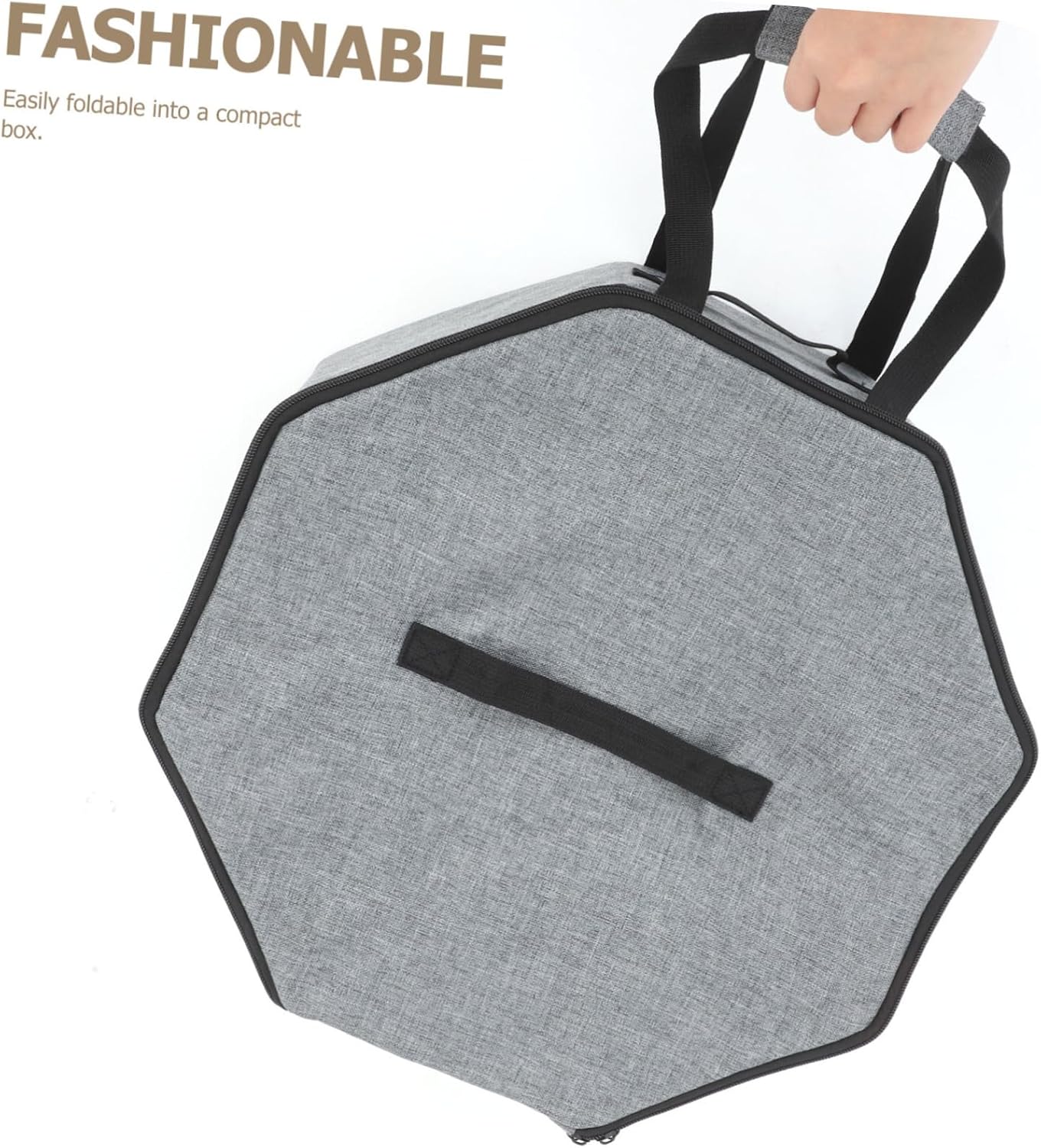 PRETYZOOM Round Hat Storage Box Lid Portable Organizer Bag for Travel Cowboy Hat Storage Case for Men Women