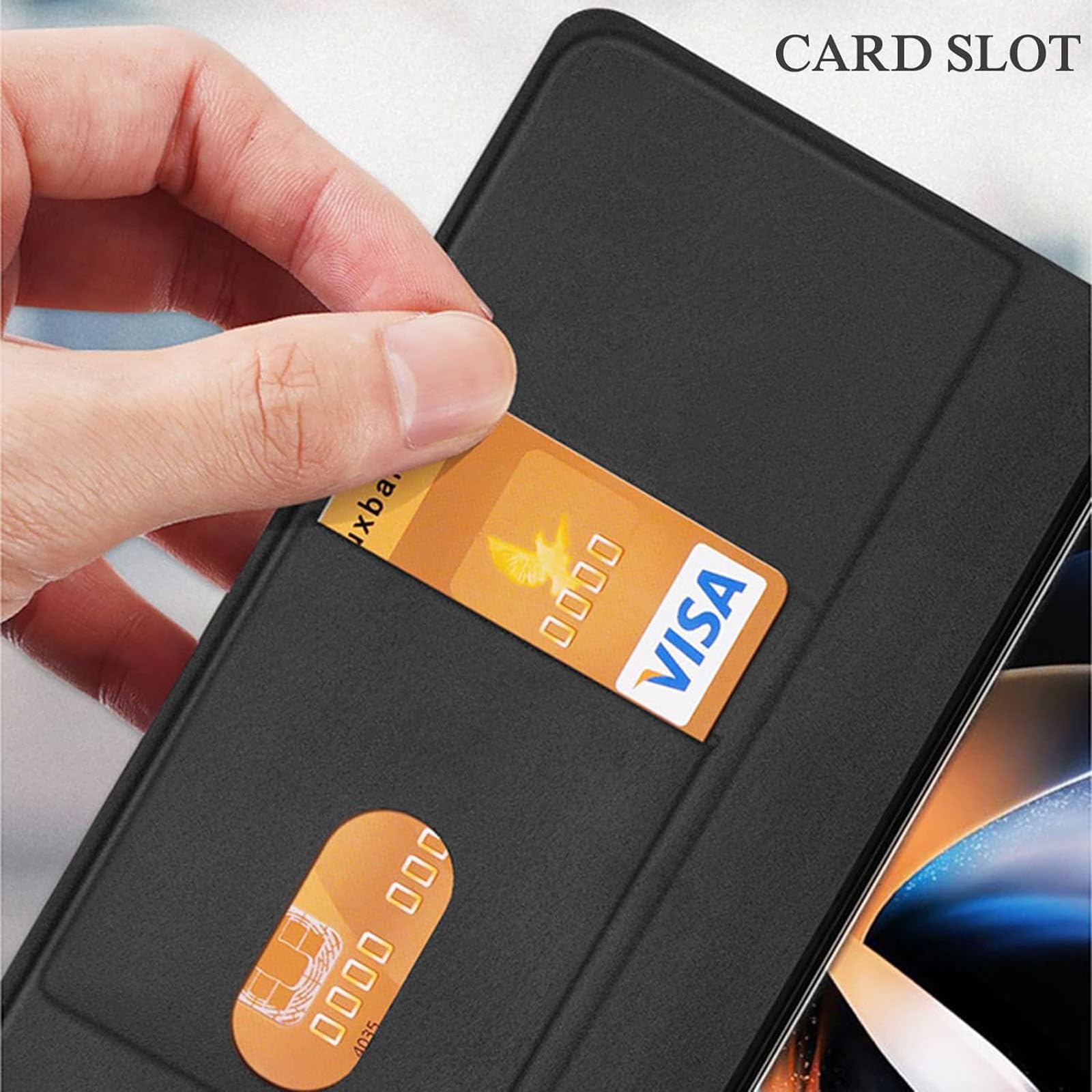 Amazon | Samsung Galaxy Z Fold 6用ケース、カードホルダー付き Amazon | Samsung Galaxy Z Fold 6用ケース、カードホルダー付き