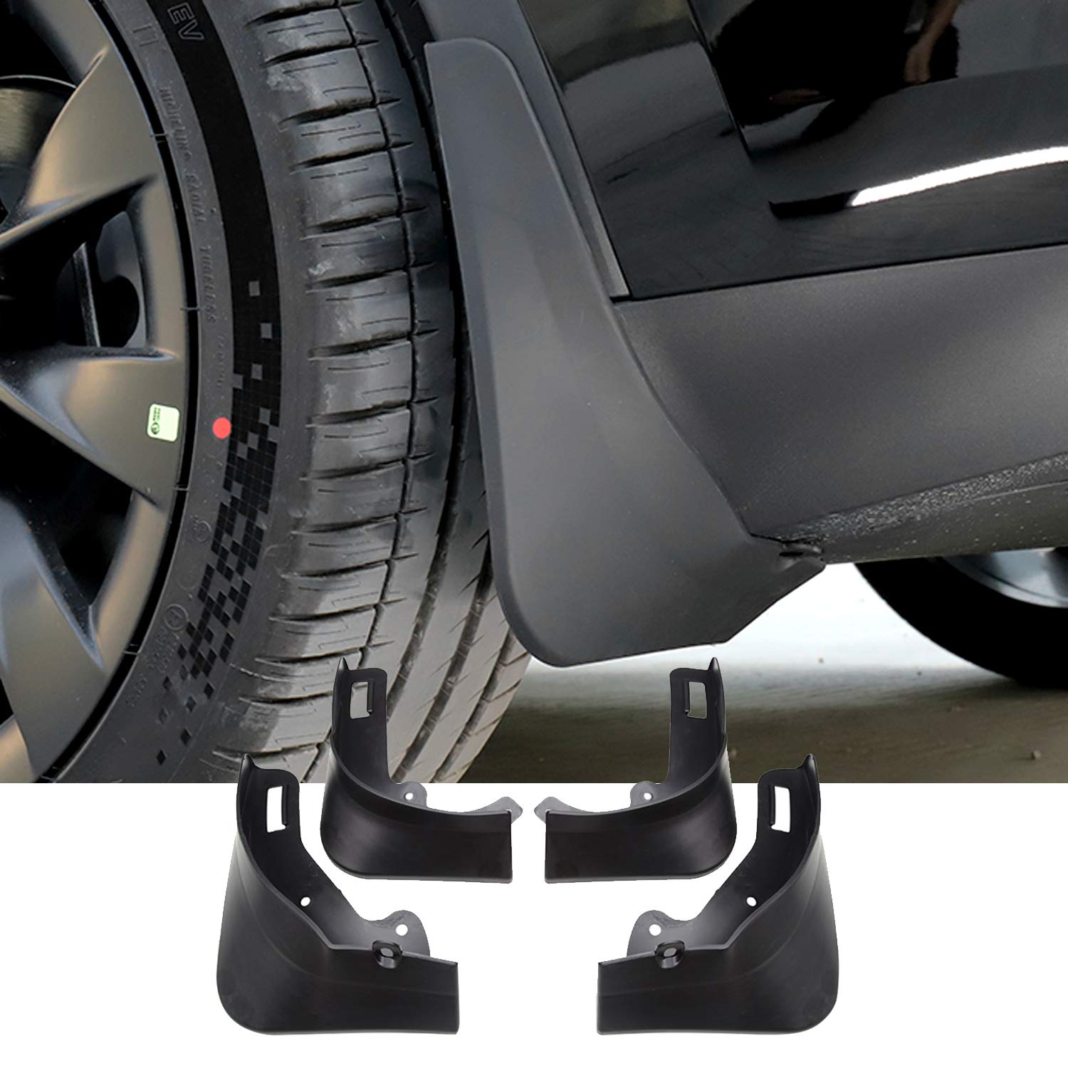 Buy SKTU Mud Flaps for 2021 2022 T esla Model Y Splash Guards Mud