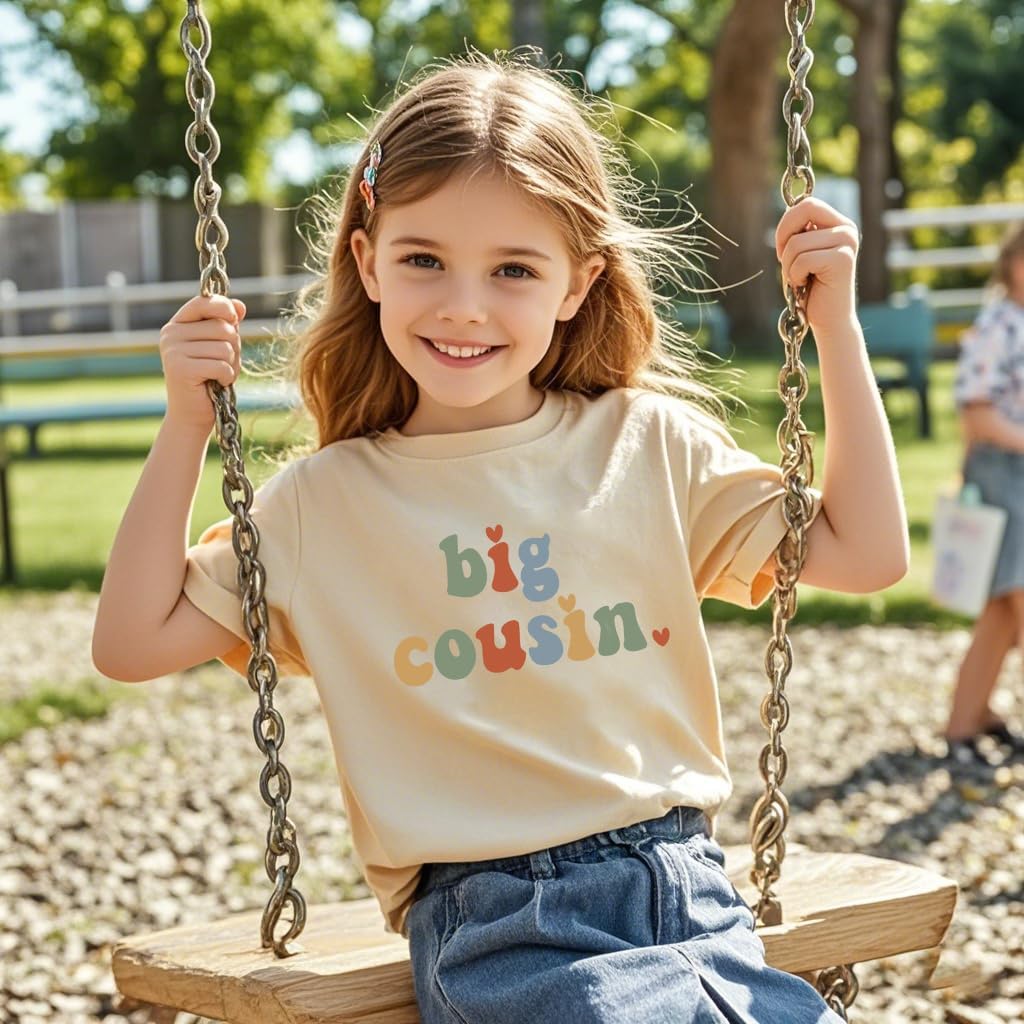 Cousin Shirt for Toddler Boys Girls Cool Biggest Big Little Cousin Shirt Summer Family Vacation Tees Gift 2-7T - Image 3