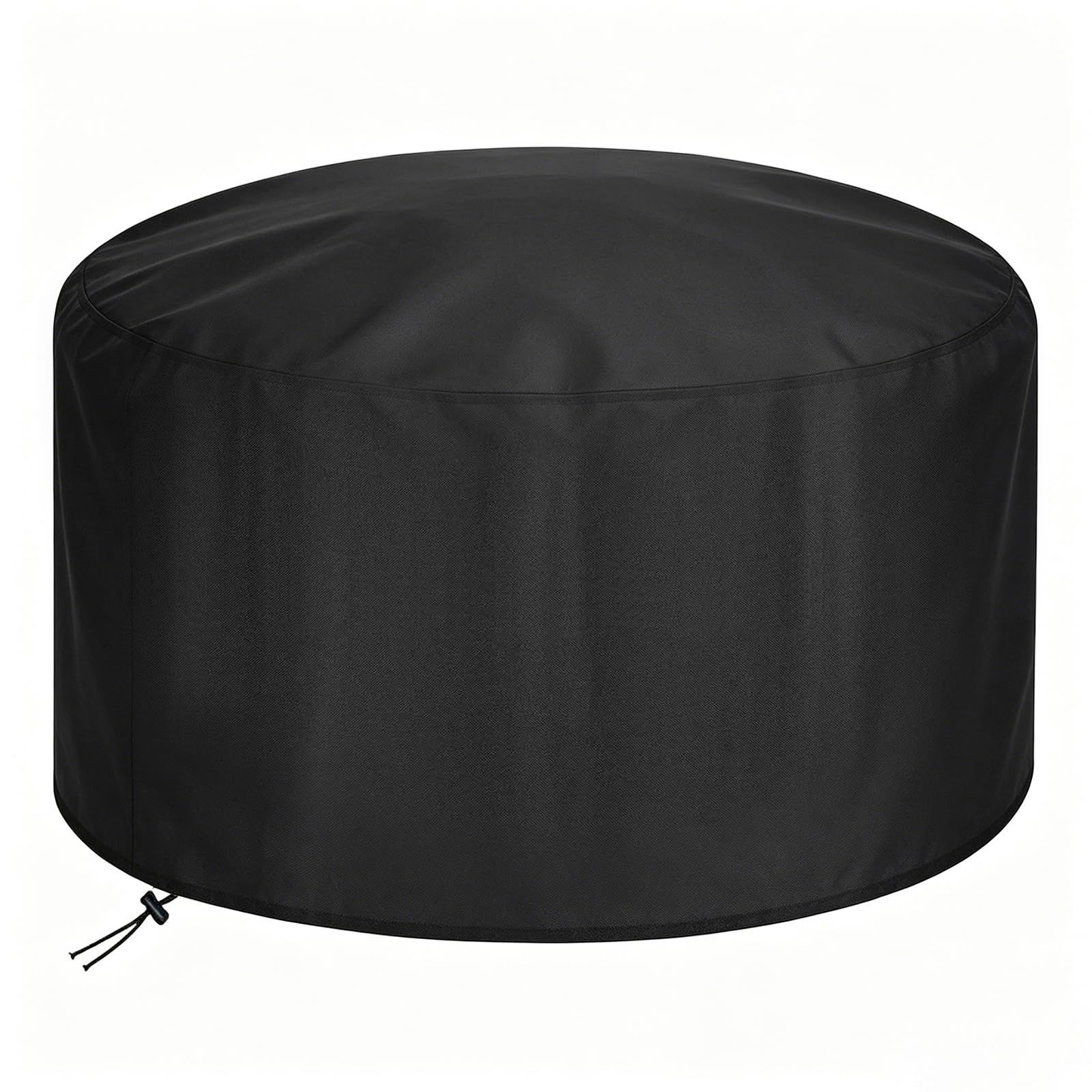 PATIO PLUS Fire Pit Cover Waterproof 600D Oxford Fabric Outdoor Garden Patio Heater Cover Round Ø80 x 50cm Black