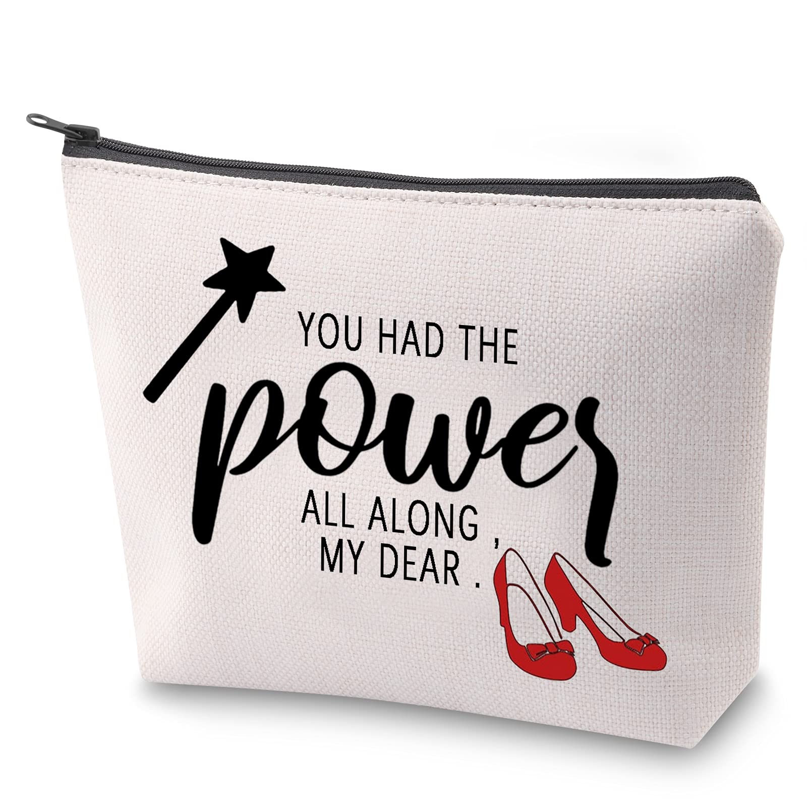 ZJXHPO TV Show Gift You Had The Power All Along My Dear Makeup Bag Inspirational Gift for Her (The Power)