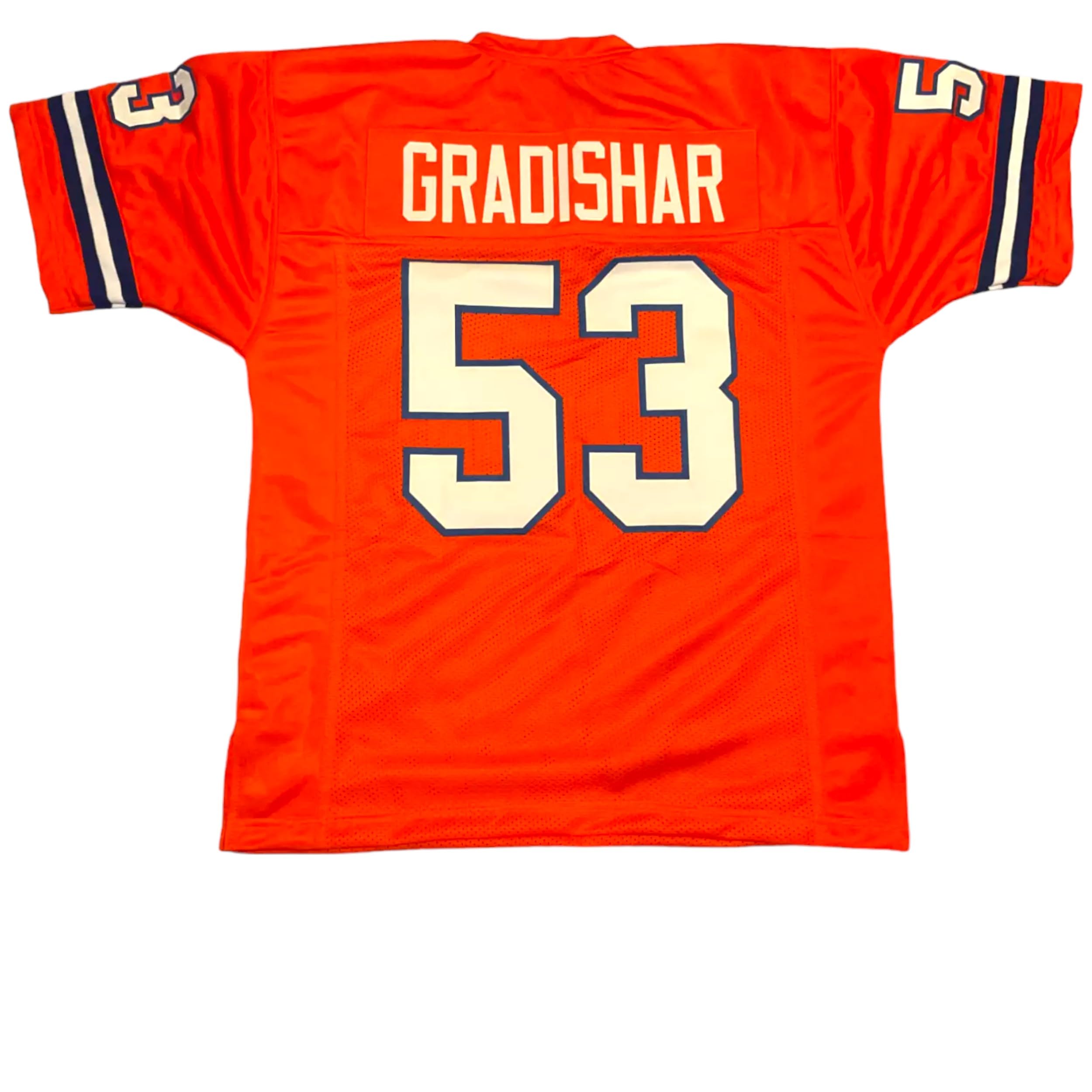 Generic Randy Gradishar Orange Jersey Stitched Custom Football New No Brand/Logos Youth Sizes (US, Alpha, Medium, Regular, Orange)