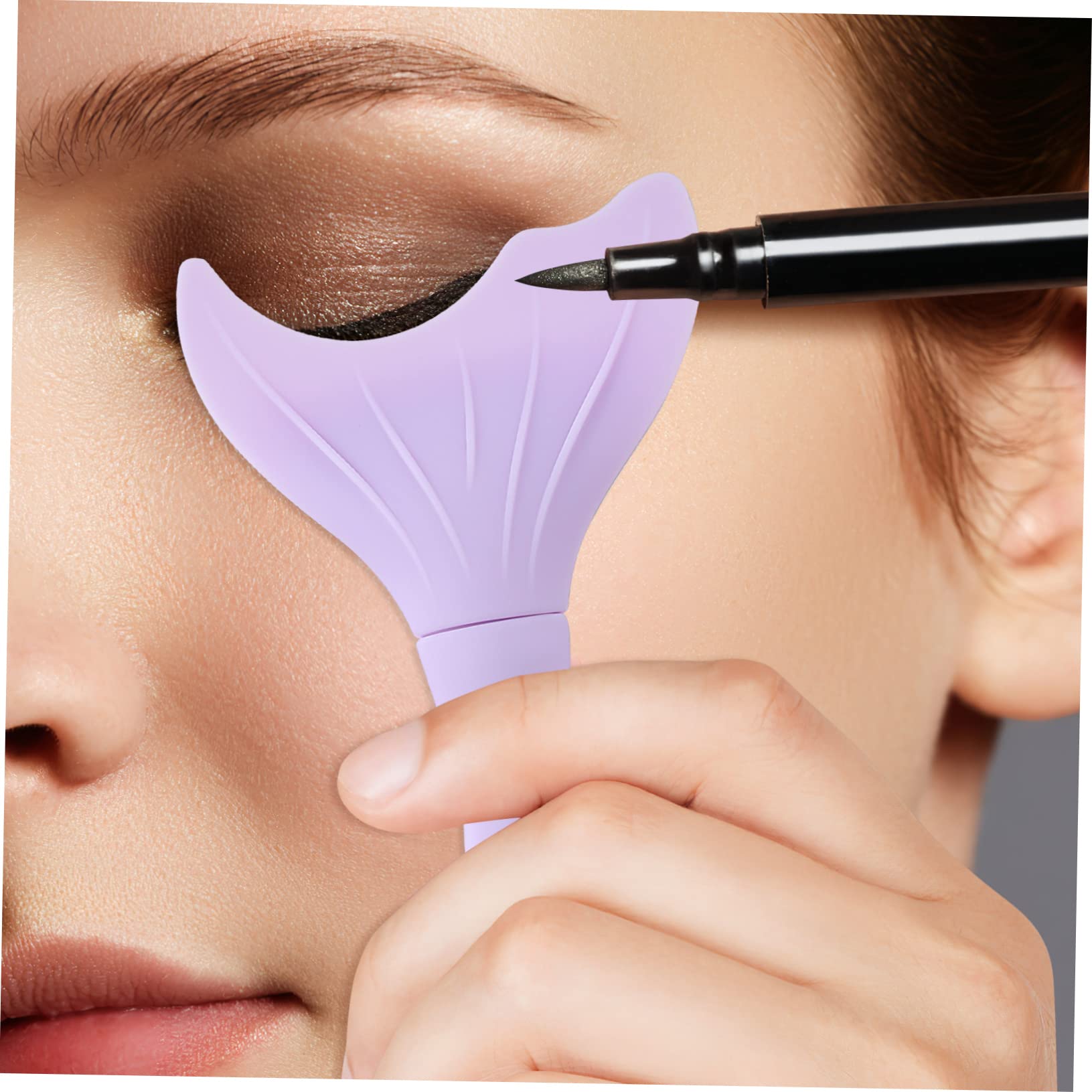 LALAFINA 9pièces Outils De Pour Mascara Applicateur De Peigne à Outils Cosmétiques Forme De Sirène Pour Maquillage Et Professionnel