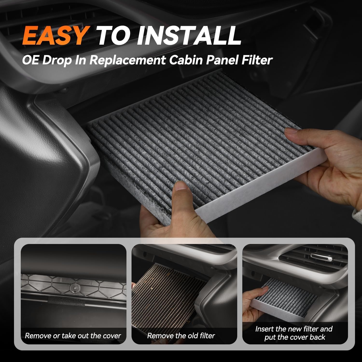 Auto Dynasty 20 pack Cabin Air Filter Compatible with 2013-2024 Cadillac Blazer Colorado Acadia Canyon, Replace for 13271191 13356914 13356916 13508023 22743911 800181P LA1123 CF283 CF185