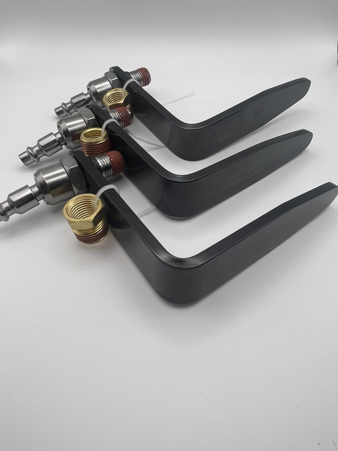 3 Pack of Freeman 13/4" Aluminum Pneumatic Tool Hook with 1/4