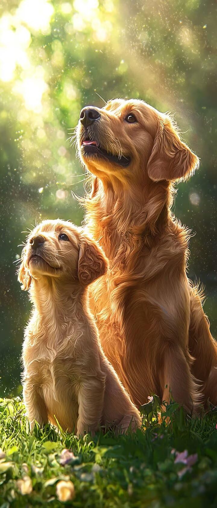 Malen Nach Zahlen 50x150cm Leinwand Hund Malen Nach Zahlen Erwachsene mit Ohne Rahmen, DIY Kreativ Set für Erwachsene mit Pinseln und Acrylfarbe, Zimmer Deko Wald Landschaft Geschenk, P0M-938