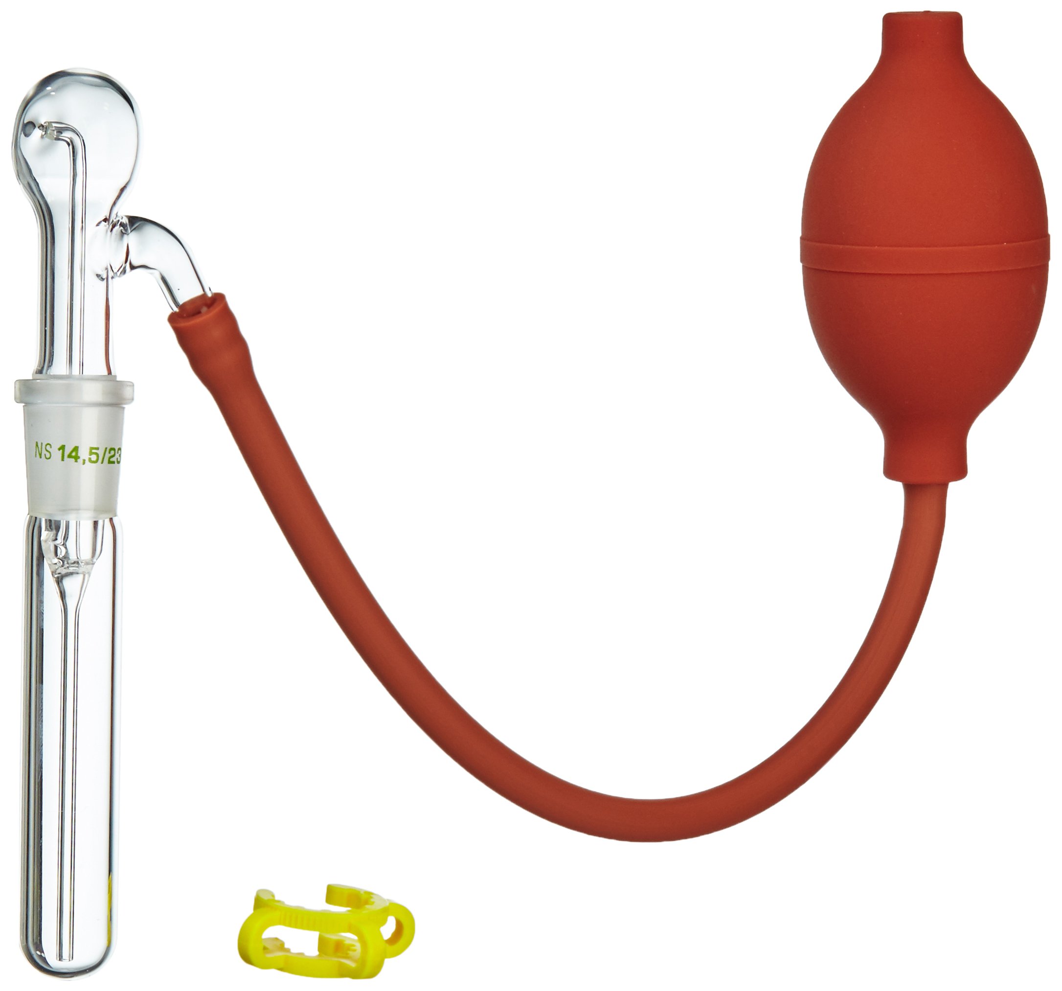 Neolab 3 8420 - Atomizador de cromatografía con tubo de prueba de cristal (12 ml, NS14/23)