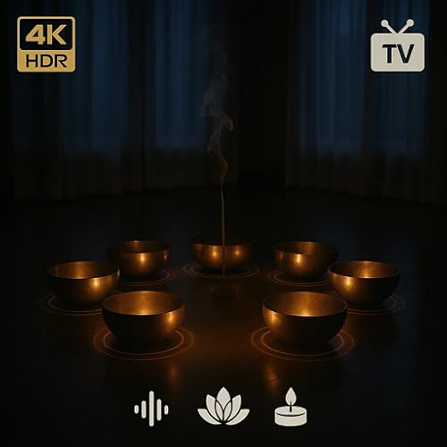 Meditation Ambient Bowls & Binaural 4K – Fire TV Screensaver