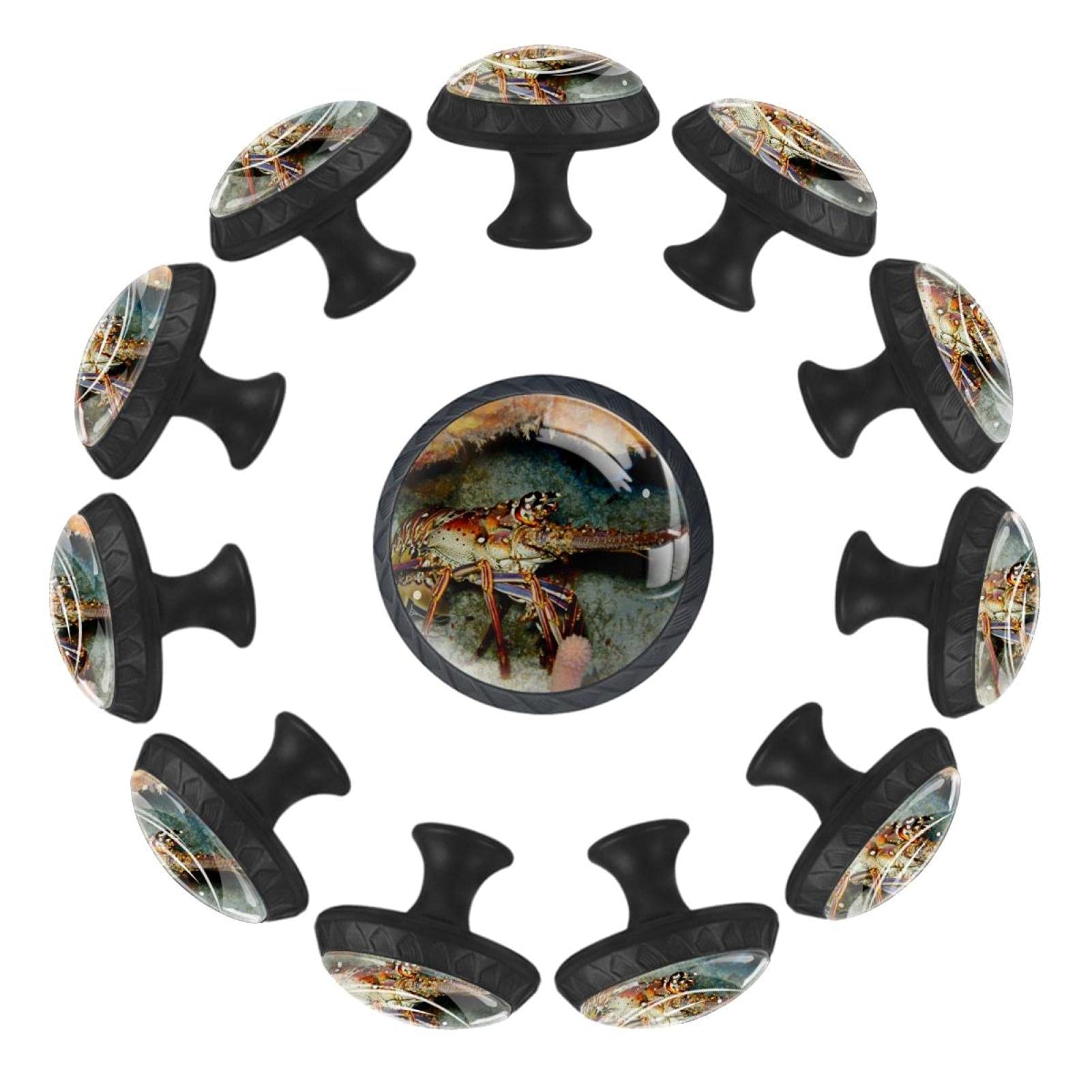 Boutons de tiroir Ocean Sea Coral pour réparer un meuble de rangement enfant de 35 mm