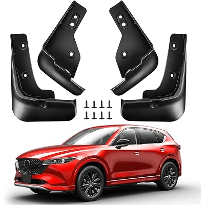 Mud Flaps for Mazda CX-5 2025 2024 2023 2022,4PCS Front Rear Mudflaps Splash Guards for CX5 Accessories,All Weather Upgrade No Drilling Required Heavy Duty Flares
