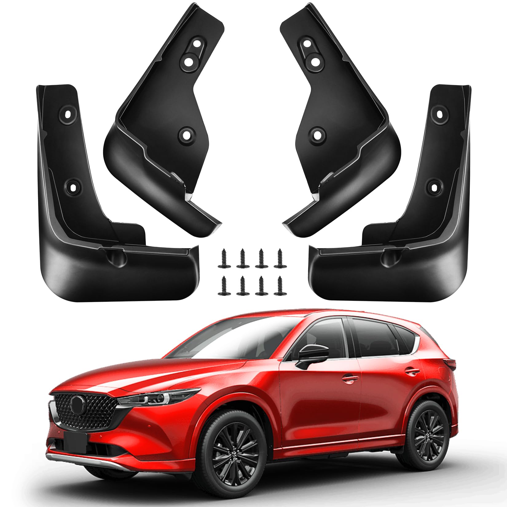 Photo 1 of QJKNMP Mud Flaps for Mazda CX-5 2025 2024 2023 2022,4PCS Front Rear Mudflaps Splash Guards for CX5 Accessories,All Weather Upgrade No Drilling Required Heavy Duty Flares