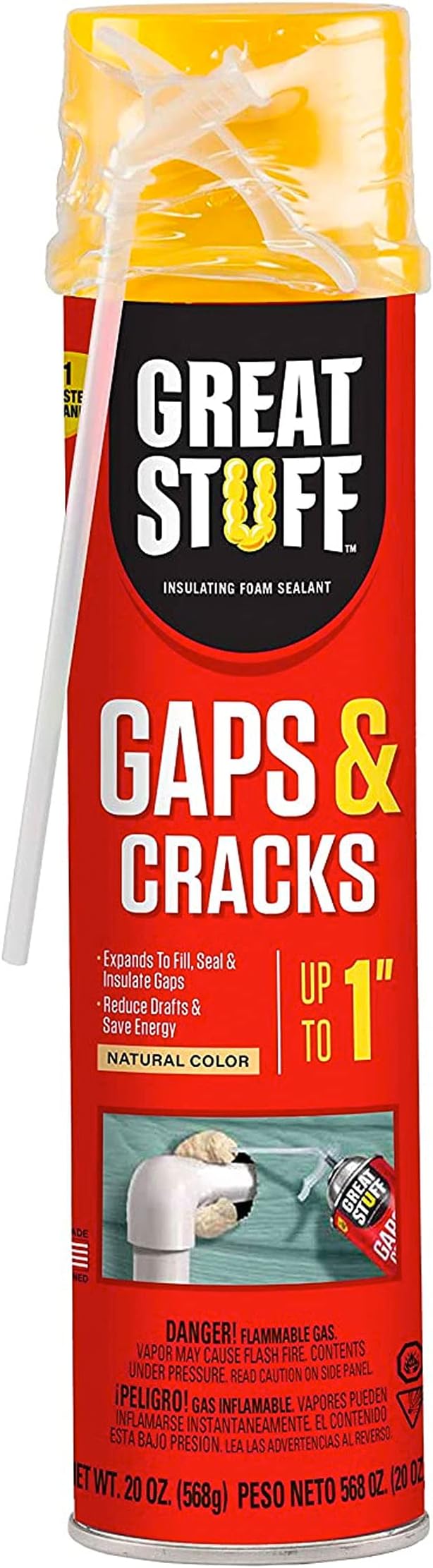 157911 Insulating Foam Sealant, 20 Ounce, Ivory