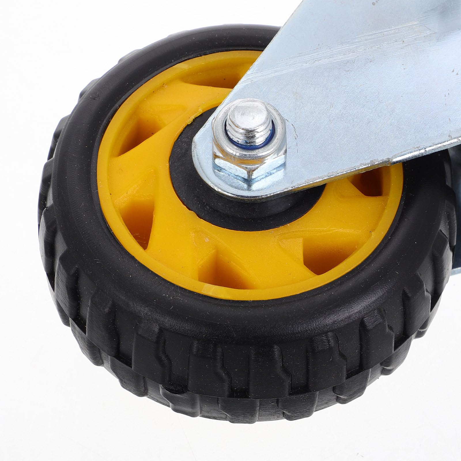 Levemolo Roulettes Pivotantes en Roue Cric et Fer Plastique de Sol Robustes Accessoire Fiable pour Réparation de Cric Hydraulique en Entretien Automobile