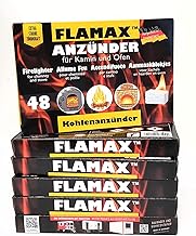 Flamax Fireplace lighter, cube, grill lighter, 6 x 48 pieces, mechanical lighter