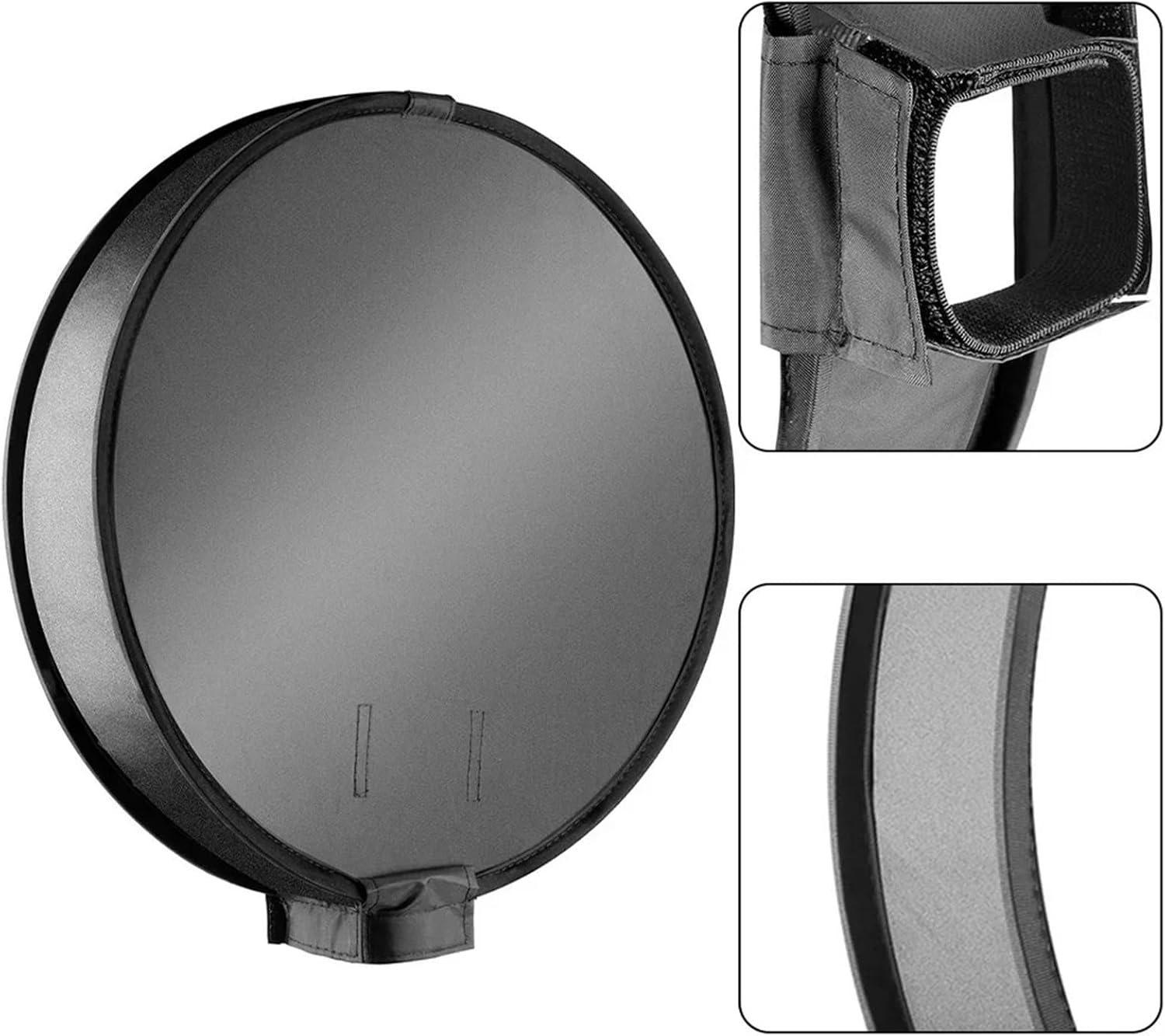 Compatible for Universal Camera Speedlights - 40cm Round Portable On-Top Flash Diffuser Softbox