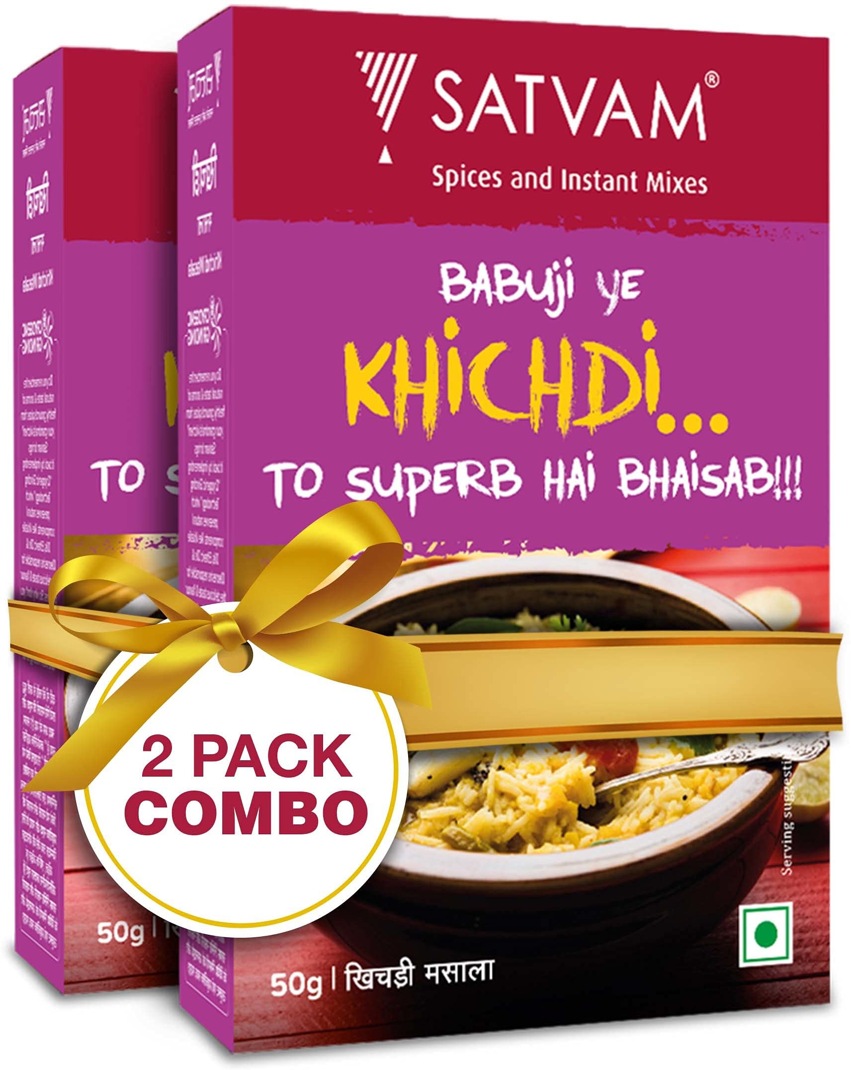 See full amazon price history chart for Satvam Khichdi Masala (Pack of 2)|(2 * 50g) | Khichadi Masala Satvam Khichdi Masala (Pack of 2)|(2 * 50g) | Khichadi Masala (B099ZFQLNJ) Amazon Price History, Amazon Price Tracker