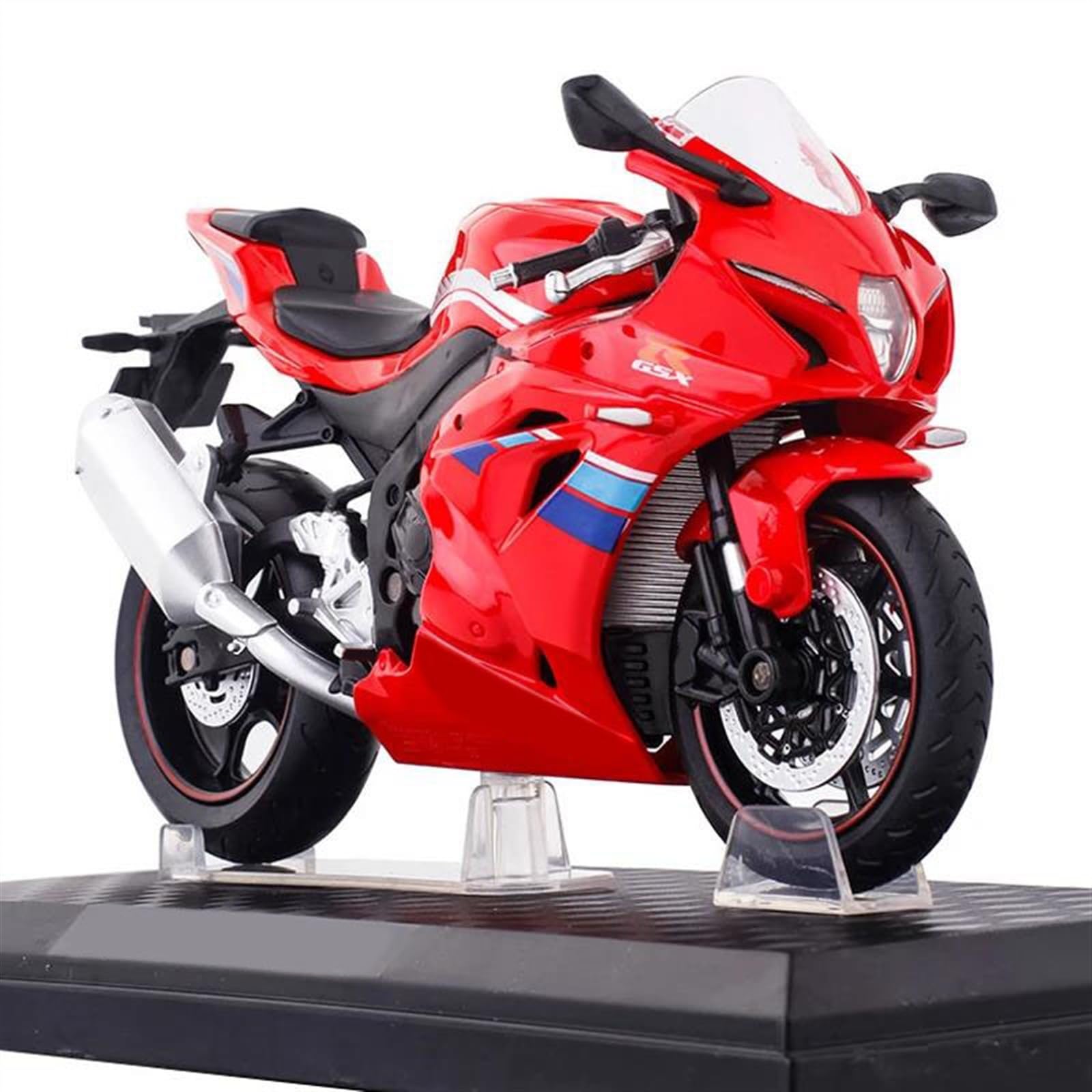 Modello di Moto 1/12 per Suzuki GSX-R1000 Modello di Moto in Metallo Pressofuso Moto da Collezione